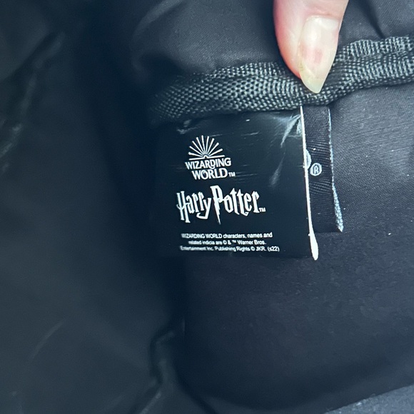 Harry Potter Ravenclaw Crest Embossed Faux Leather Mini Backpack Bioworld EUC - Picture 5 of 10